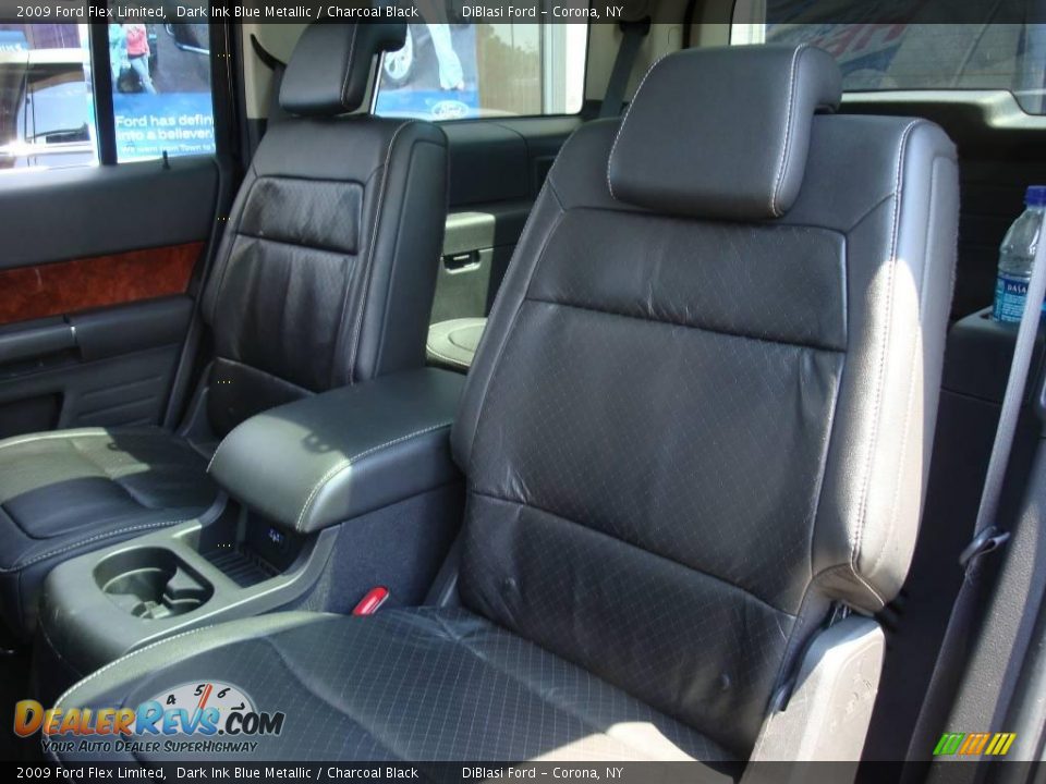 2009 Ford Flex Limited Dark Ink Blue Metallic / Charcoal Black Photo #15