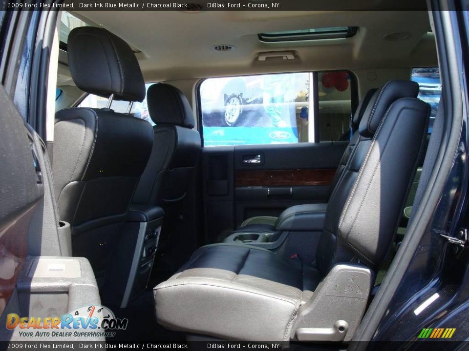 2009 Ford Flex Limited Dark Ink Blue Metallic / Charcoal Black Photo #16