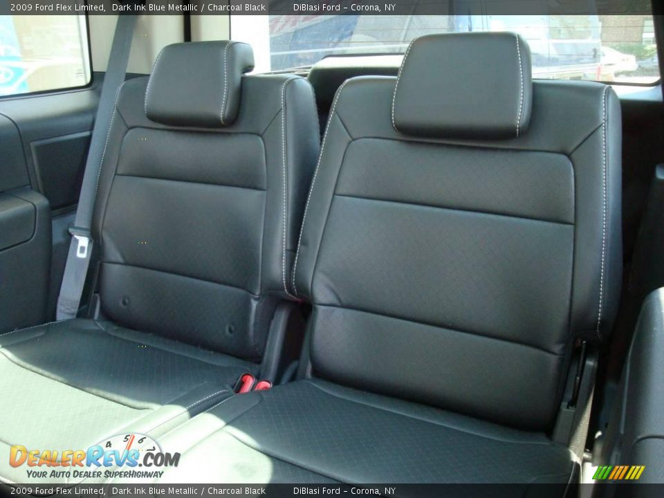 2009 Ford Flex Limited Dark Ink Blue Metallic / Charcoal Black Photo #17