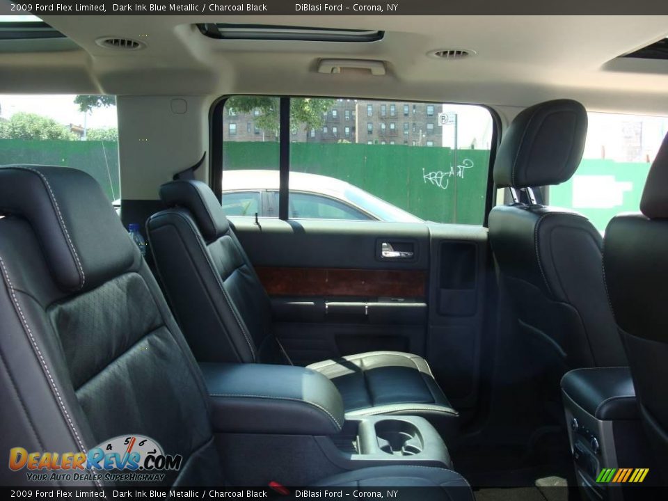2009 Ford Flex Limited Dark Ink Blue Metallic / Charcoal Black Photo #21