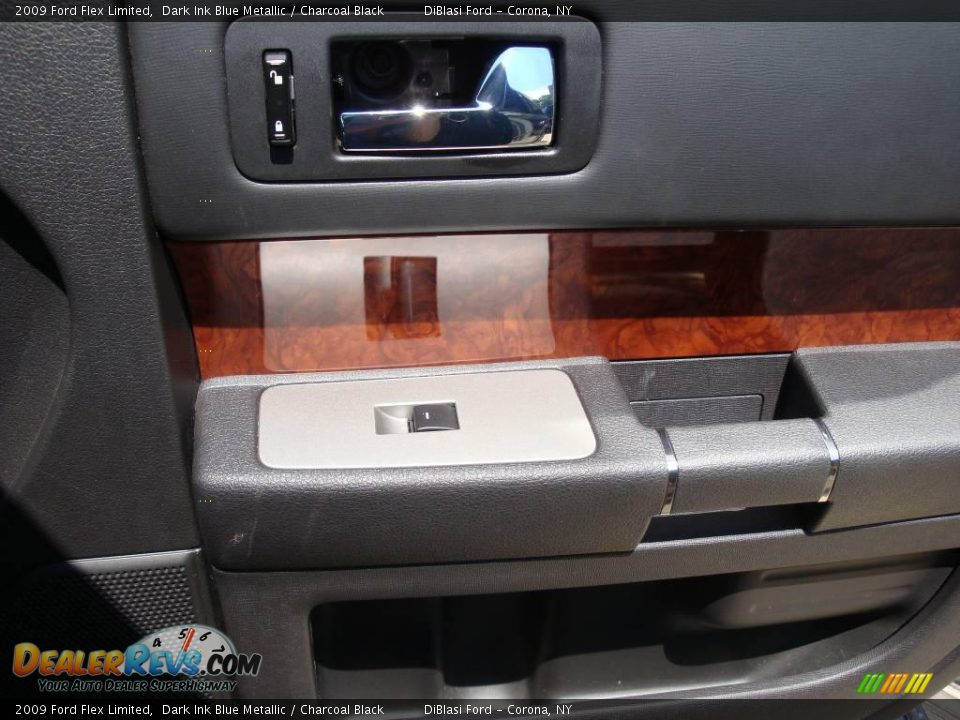 2009 Ford Flex Limited Dark Ink Blue Metallic / Charcoal Black Photo #22
