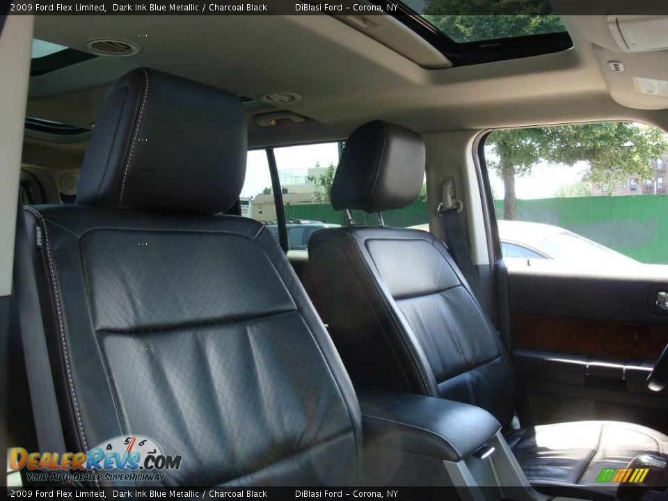 2009 Ford Flex Limited Dark Ink Blue Metallic / Charcoal Black Photo #23