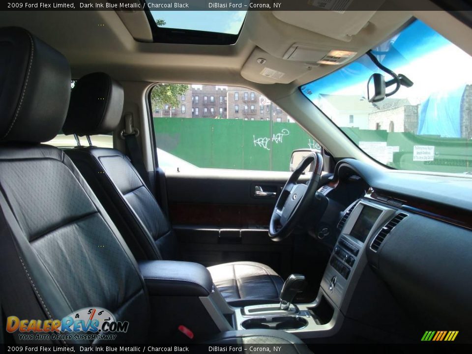 2009 Ford Flex Limited Dark Ink Blue Metallic / Charcoal Black Photo #24