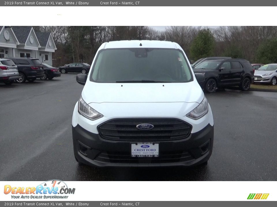 2019 Ford Transit Connect XL Van White / Ebony Photo #3