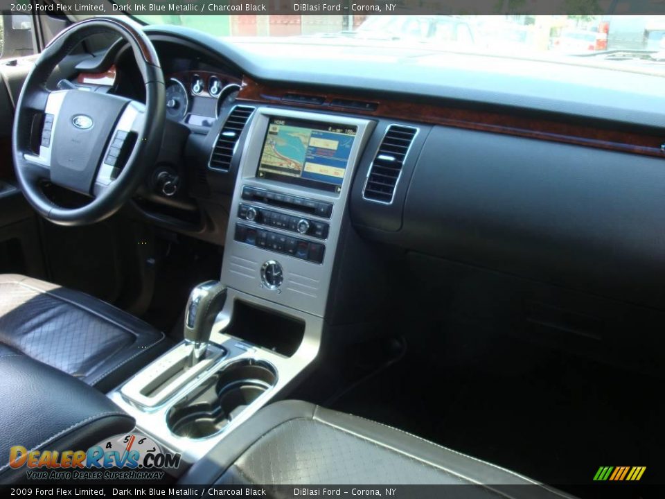 2009 Ford Flex Limited Dark Ink Blue Metallic / Charcoal Black Photo #25