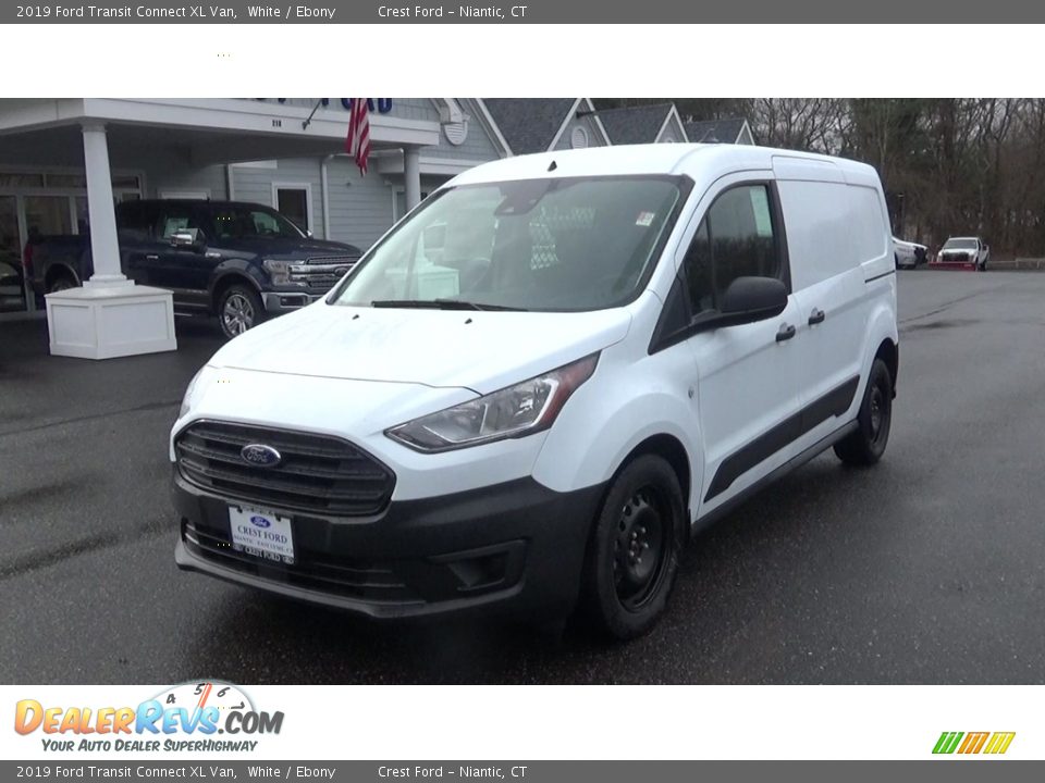 2019 Ford Transit Connect XL Van White / Ebony Photo #4