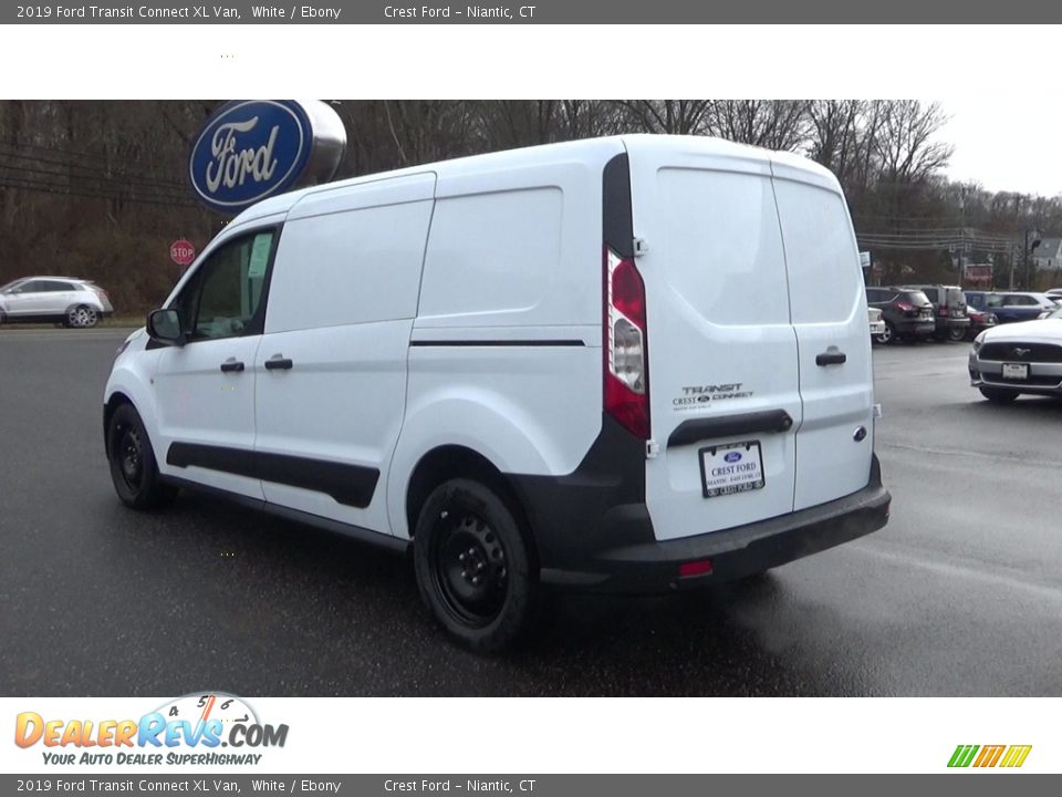 2019 Ford Transit Connect XL Van White / Ebony Photo #6