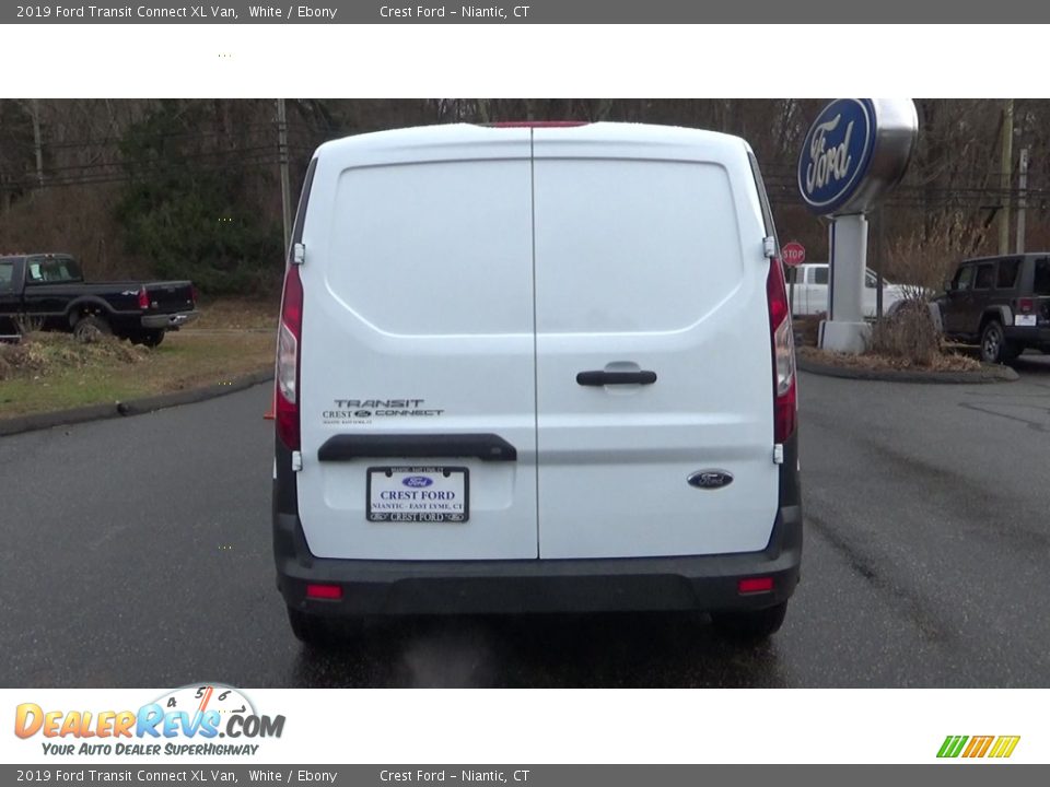 2019 Ford Transit Connect XL Van White / Ebony Photo #7