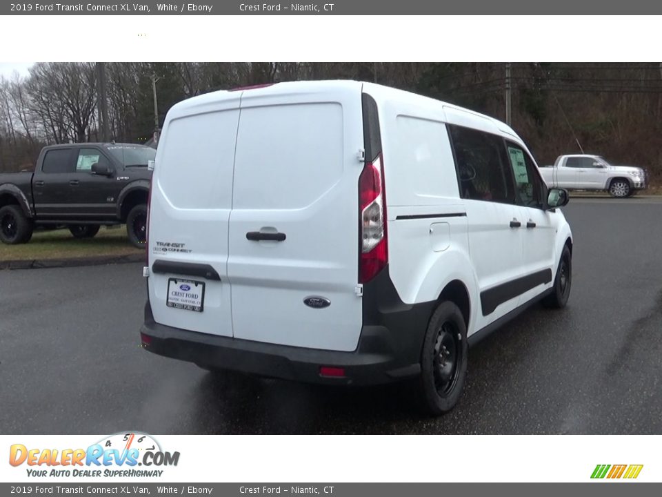 2019 Ford Transit Connect XL Van White / Ebony Photo #8