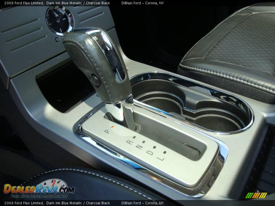 2009 Ford Flex Limited Dark Ink Blue Metallic / Charcoal Black Photo #27