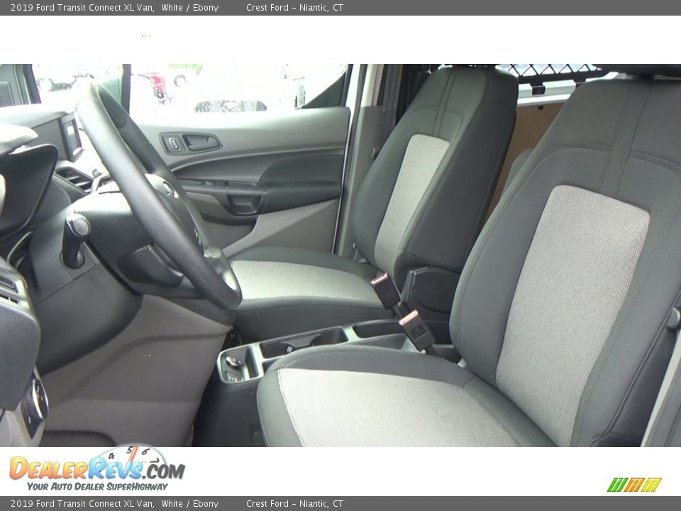 2019 Ford Transit Connect XL Van White / Ebony Photo #12