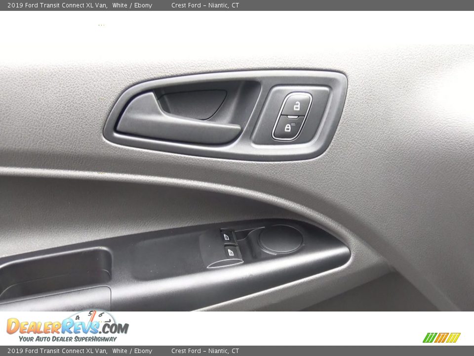 2019 Ford Transit Connect XL Van White / Ebony Photo #13