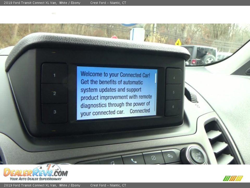 2019 Ford Transit Connect XL Van White / Ebony Photo #15
