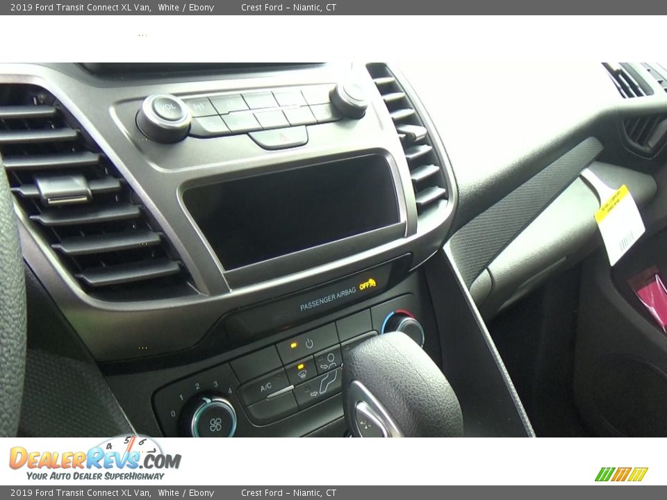 2019 Ford Transit Connect XL Van White / Ebony Photo #16