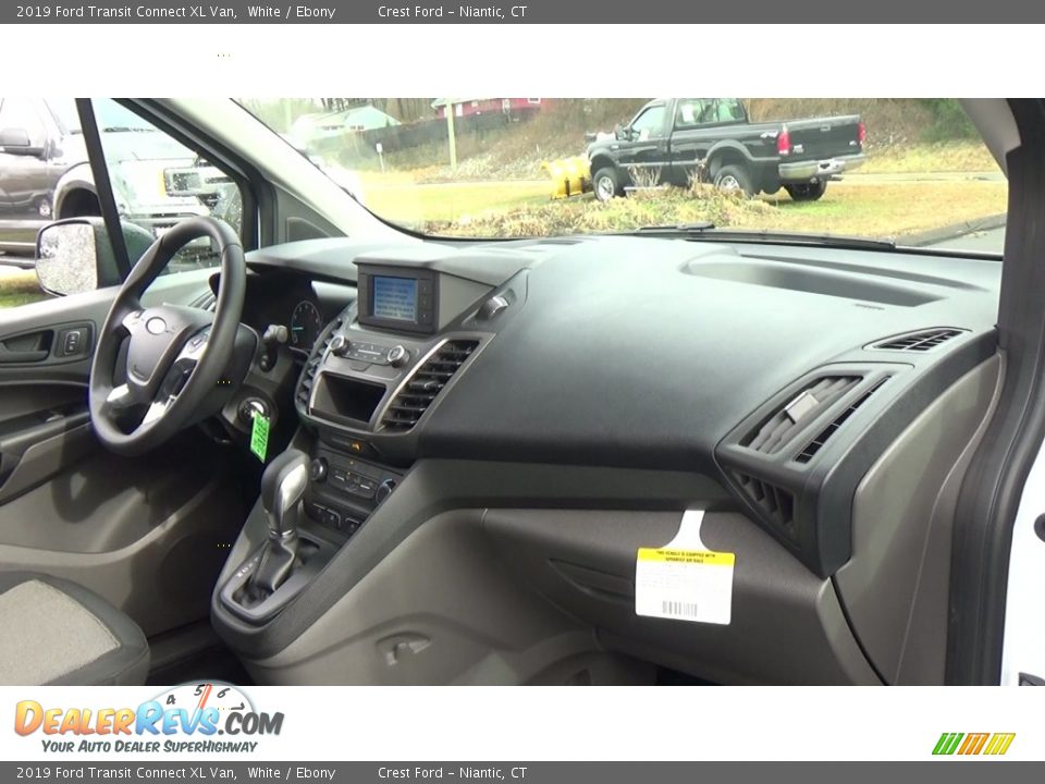2019 Ford Transit Connect XL Van White / Ebony Photo #23