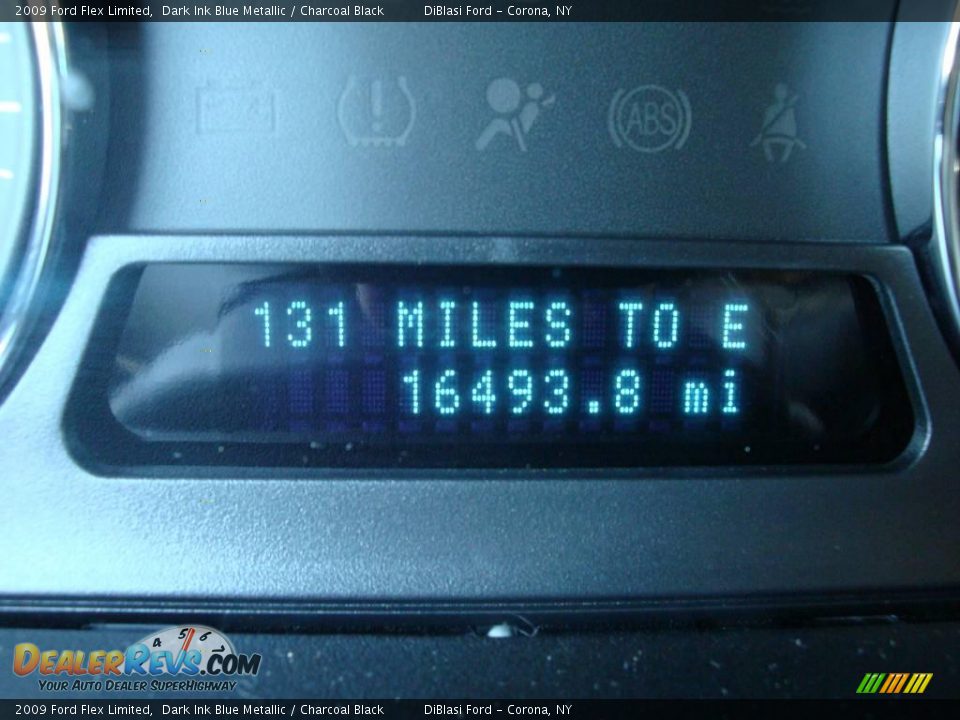 2009 Ford Flex Limited Dark Ink Blue Metallic / Charcoal Black Photo #30