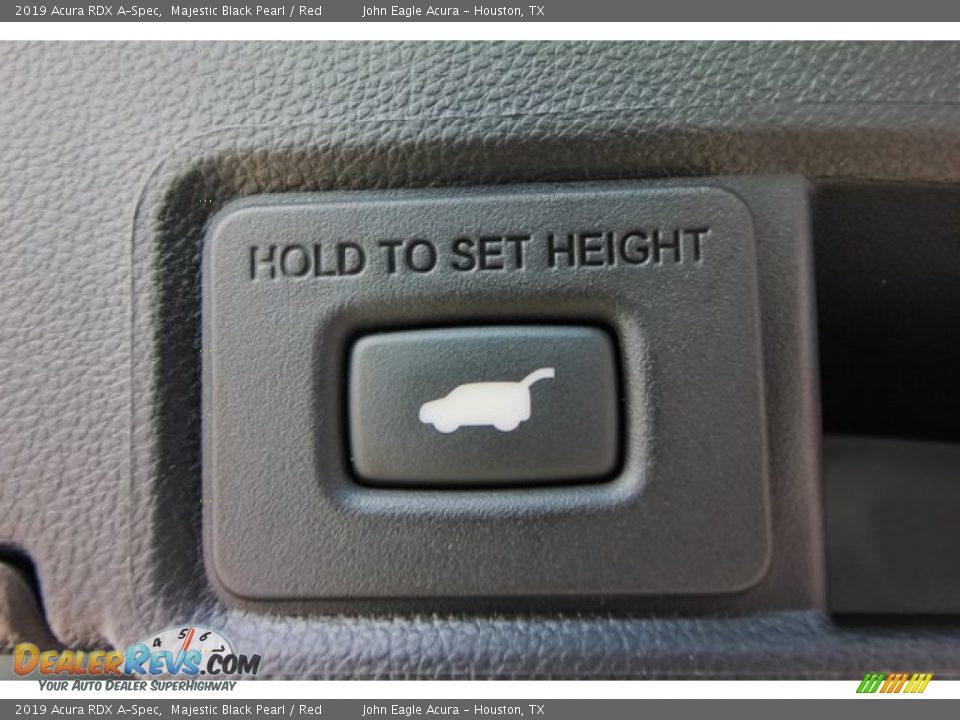 2019 Acura RDX A-Spec Majestic Black Pearl / Red Photo #20