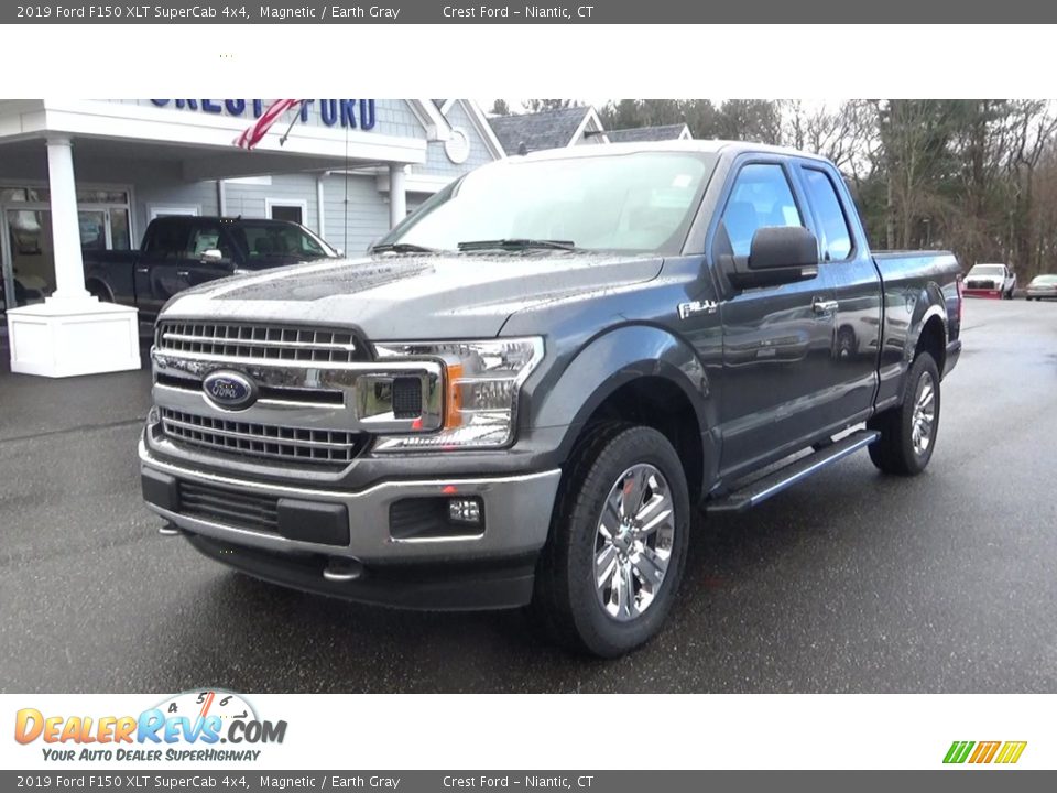 2019 Ford F150 XLT SuperCab 4x4 Magnetic / Earth Gray Photo #3