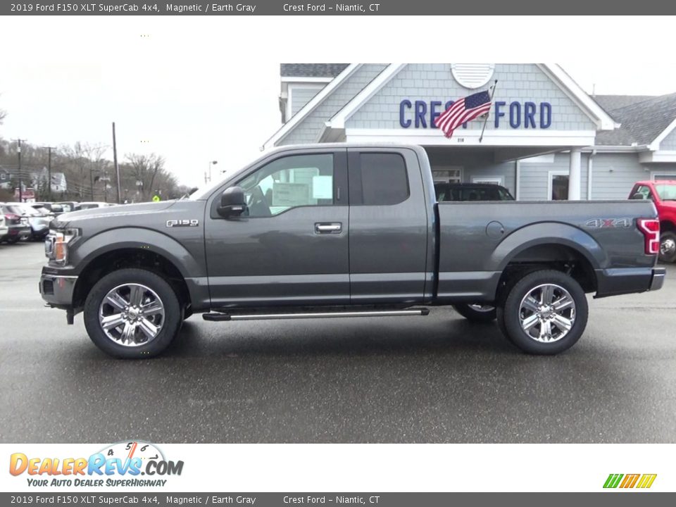 2019 Ford F150 XLT SuperCab 4x4 Magnetic / Earth Gray Photo #4
