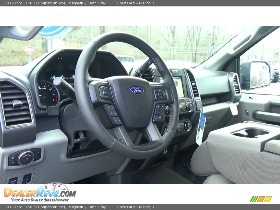 2019 Ford F150 XLT SuperCab 4x4 Magnetic / Earth Gray Photo #10