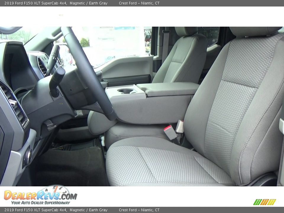 2019 Ford F150 XLT SuperCab 4x4 Magnetic / Earth Gray Photo #11