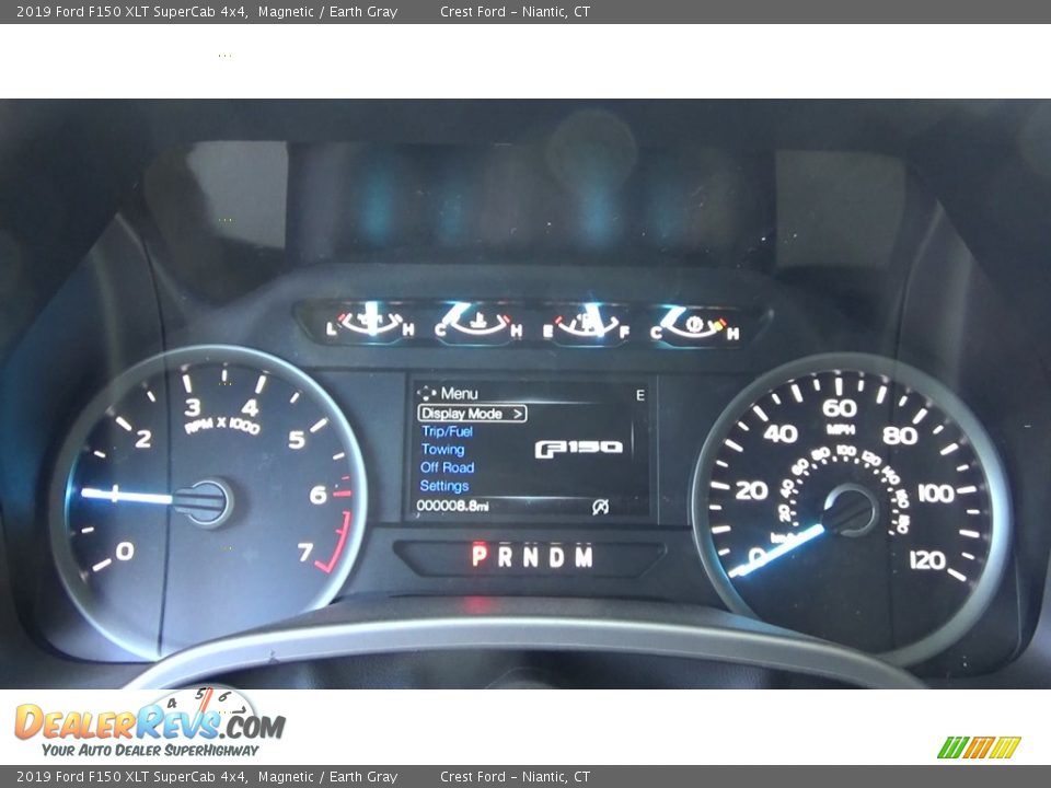 2019 Ford F150 XLT SuperCab 4x4 Magnetic / Earth Gray Photo #13