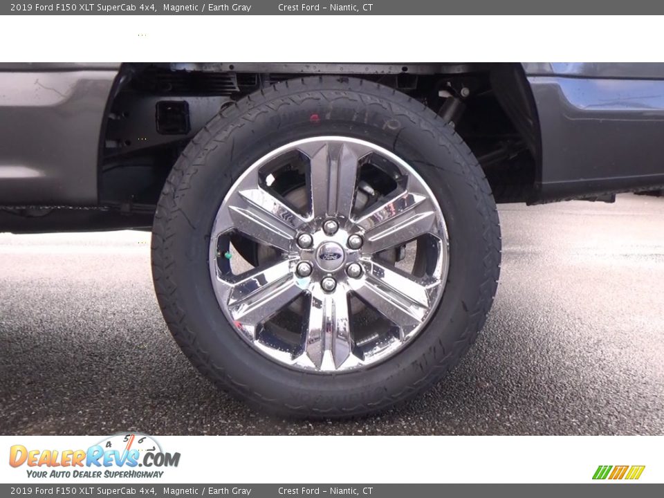 2019 Ford F150 XLT SuperCab 4x4 Magnetic / Earth Gray Photo #19