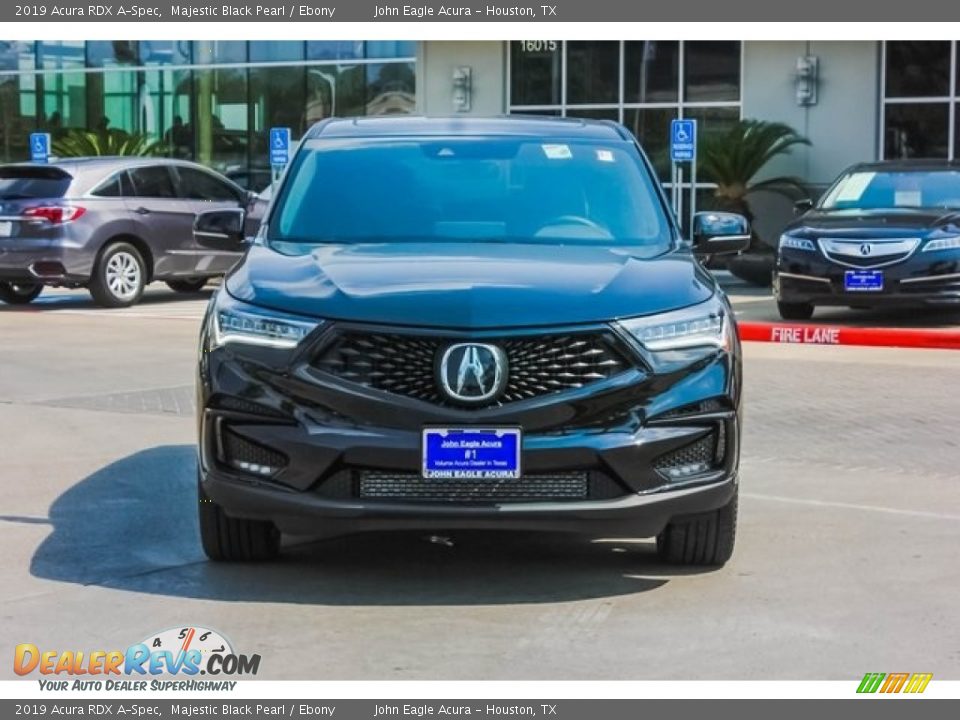 2019 Acura RDX A-Spec Majestic Black Pearl / Ebony Photo #2