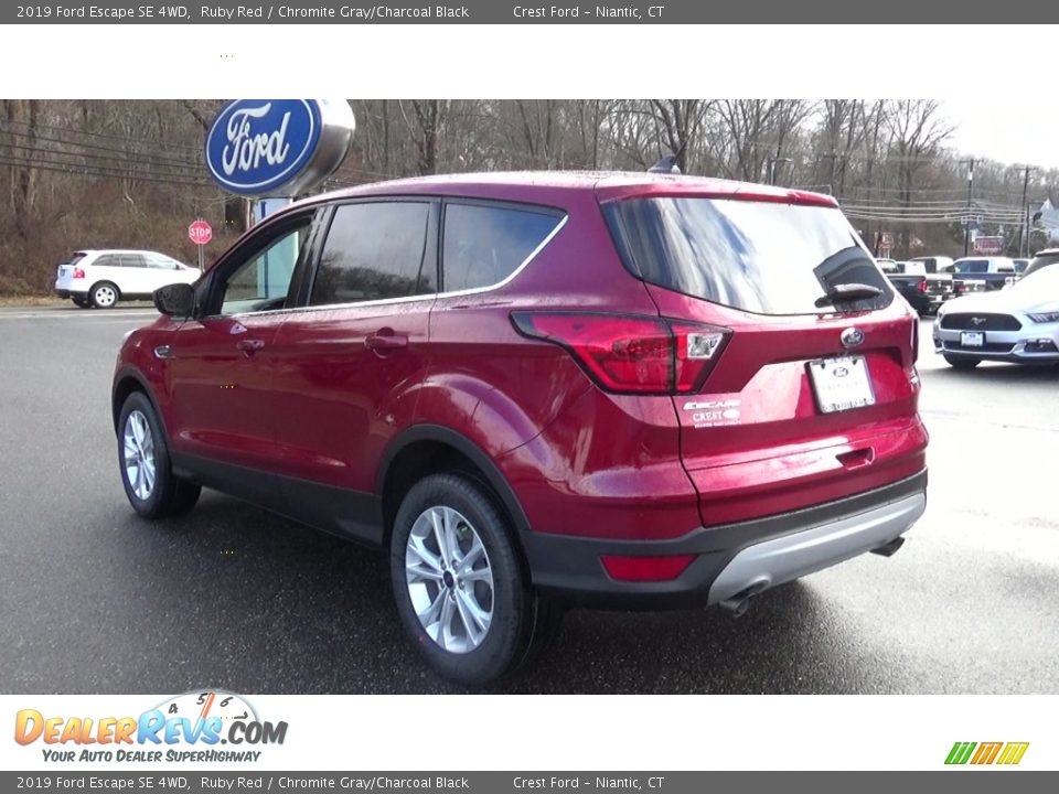 2019 Ford Escape SE 4WD Ruby Red / Chromite Gray/Charcoal Black Photo #5