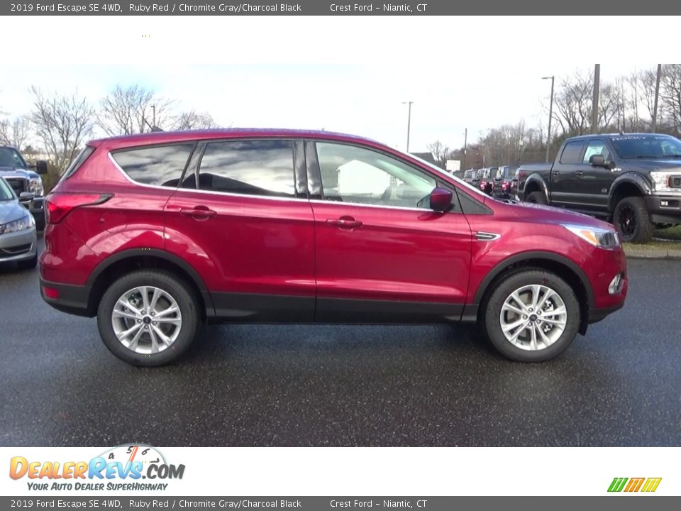 2019 Ford Escape SE 4WD Ruby Red / Chromite Gray/Charcoal Black Photo #8