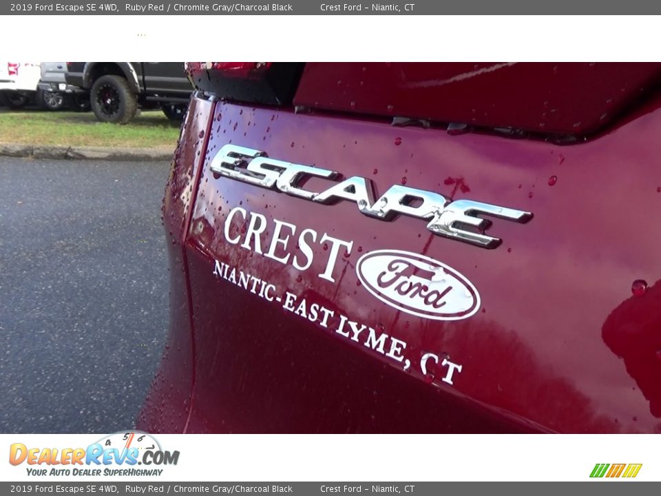 2019 Ford Escape SE 4WD Ruby Red / Chromite Gray/Charcoal Black Photo #10