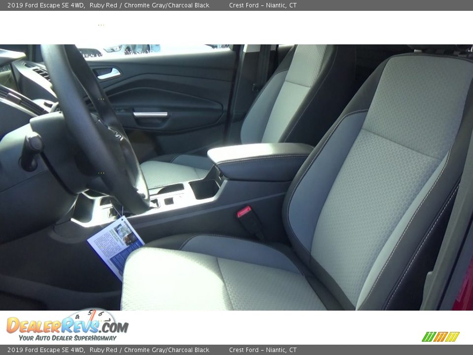 2019 Ford Escape SE 4WD Ruby Red / Chromite Gray/Charcoal Black Photo #12