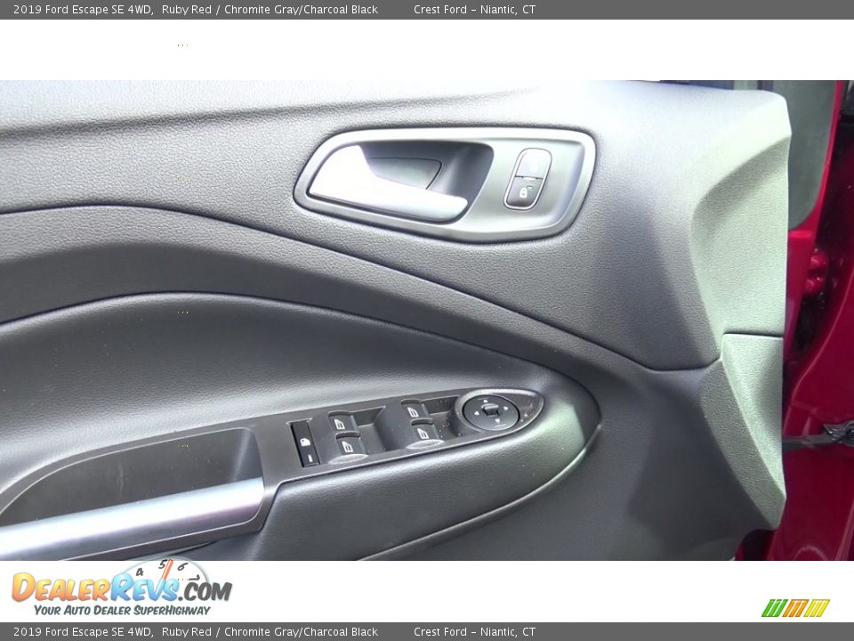 2019 Ford Escape SE 4WD Ruby Red / Chromite Gray/Charcoal Black Photo #13