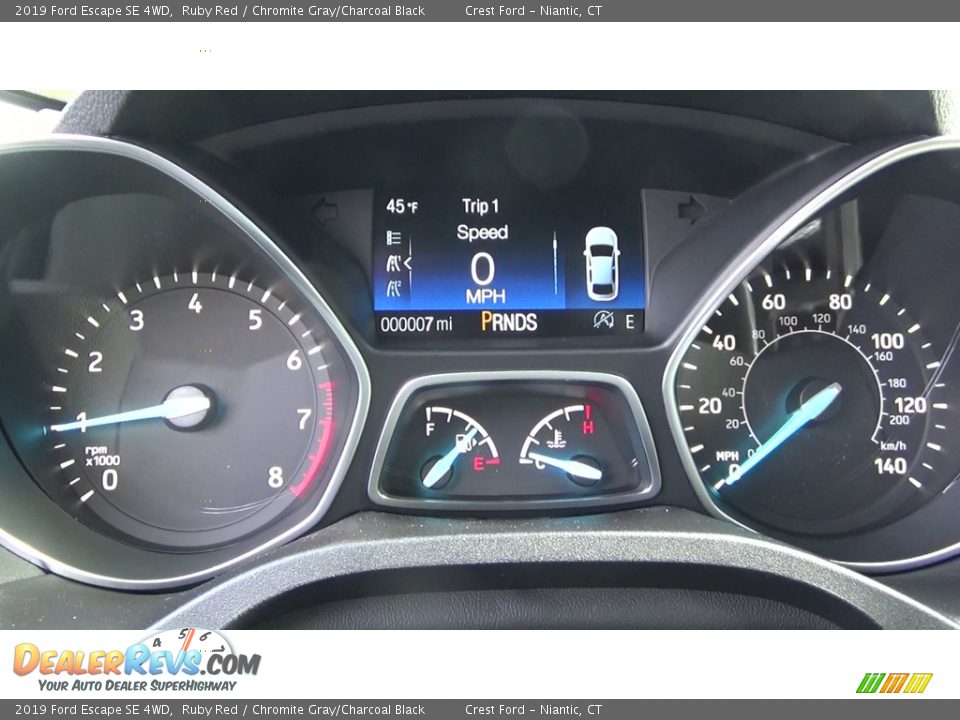 2019 Ford Escape SE 4WD Ruby Red / Chromite Gray/Charcoal Black Photo #14