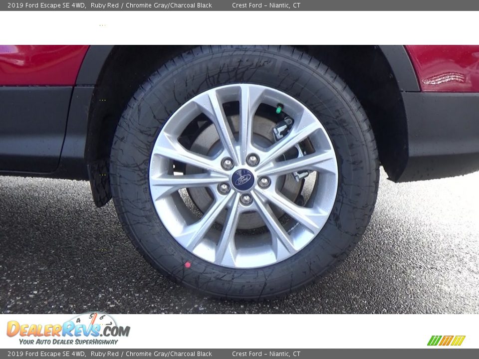 2019 Ford Escape SE 4WD Ruby Red / Chromite Gray/Charcoal Black Photo #20