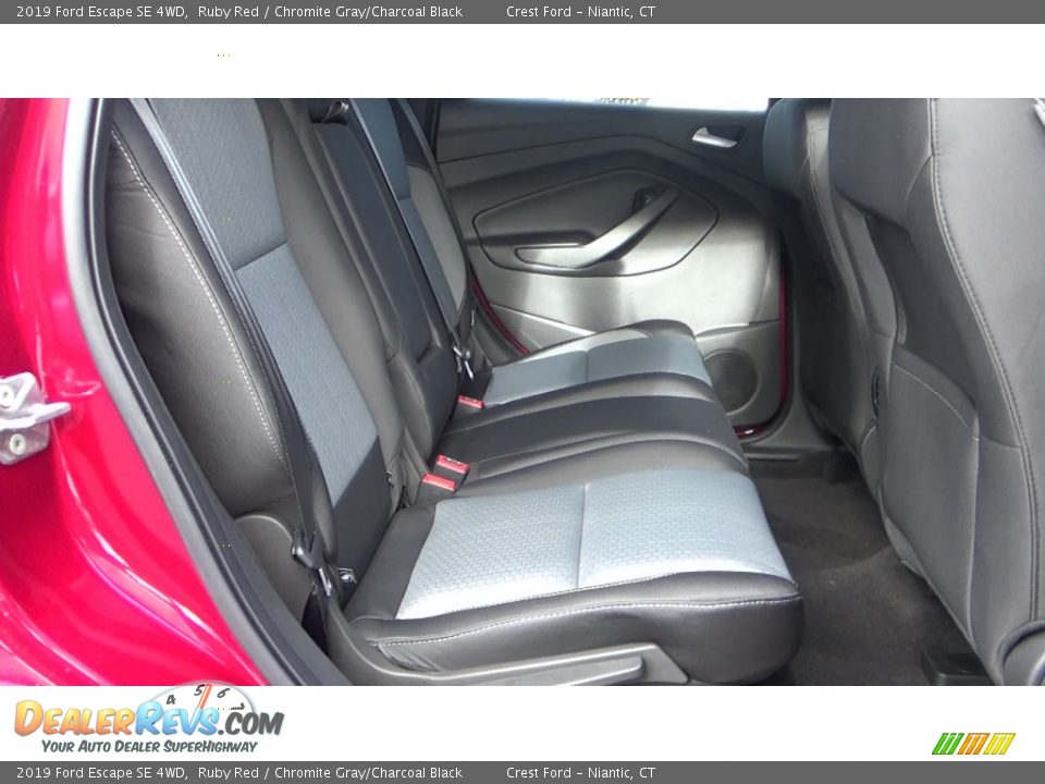 2019 Ford Escape SE 4WD Ruby Red / Chromite Gray/Charcoal Black Photo #23