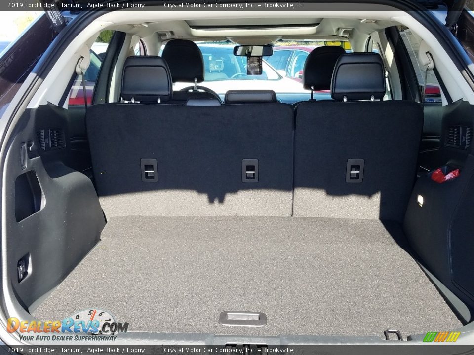2019 Ford Edge Titanium Agate Black / Ebony Photo #19