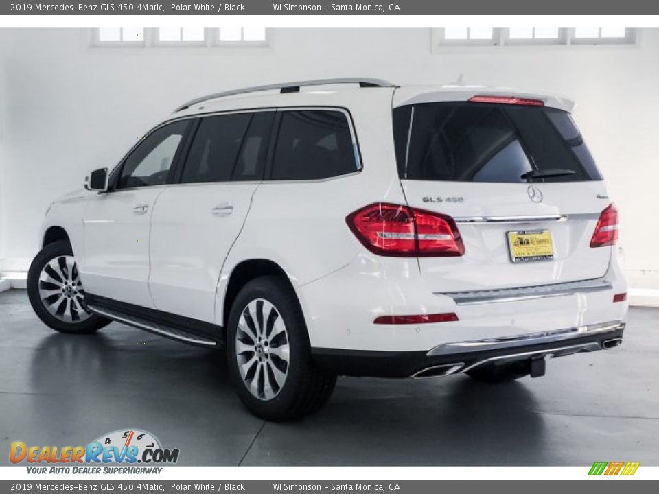 2019 Mercedes-Benz GLS 450 4Matic Polar White / Black Photo #2