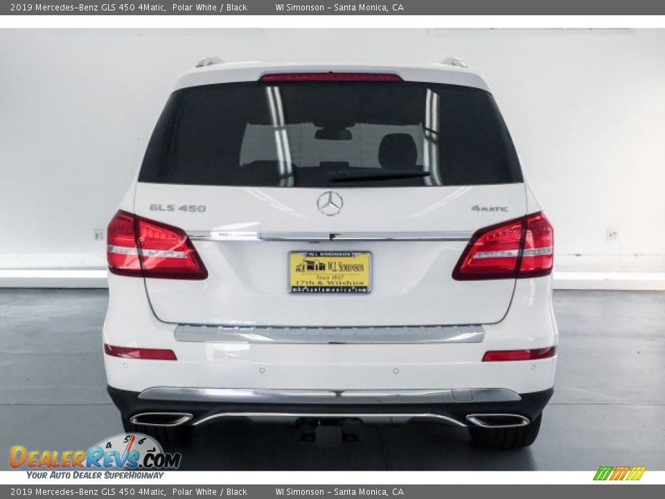 2019 Mercedes-Benz GLS 450 4Matic Polar White / Black Photo #3