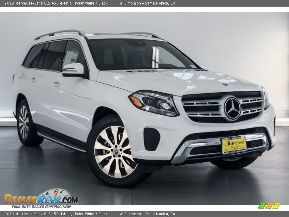 2019 Mercedes-Benz GLS 450 4Matic Polar White / Black Photo #12