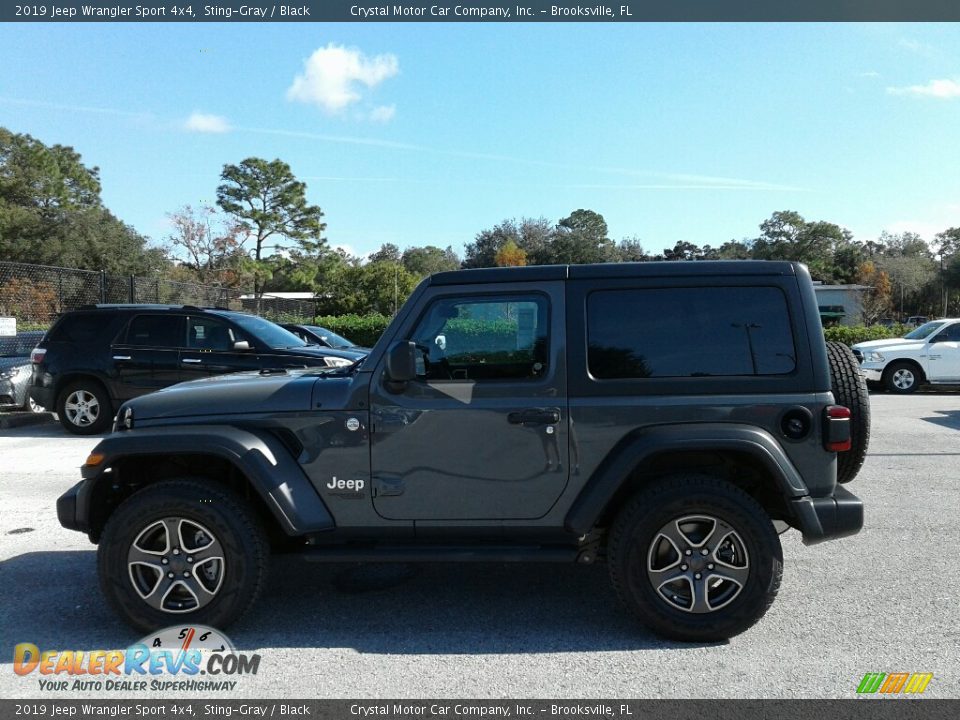2019 Jeep Wrangler Sport 4x4 Sting-Gray / Black Photo #2
