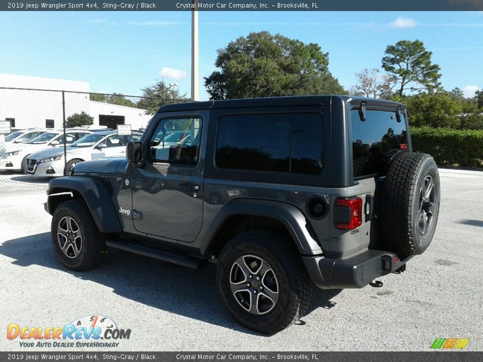 2019 Jeep Wrangler Sport 4x4 Sting-Gray / Black Photo #3