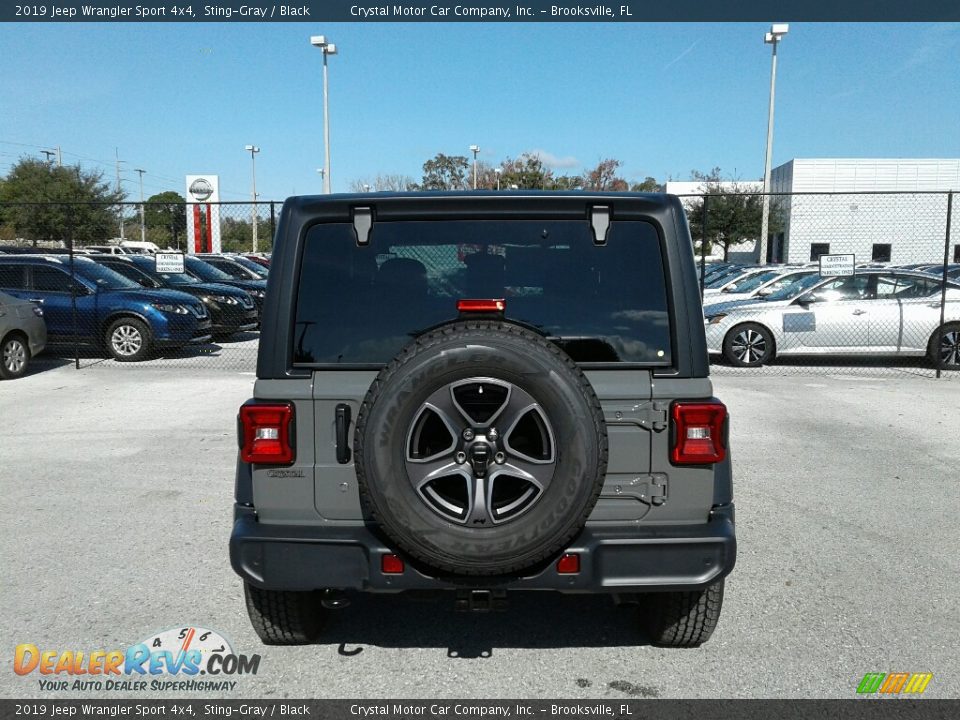 2019 Jeep Wrangler Sport 4x4 Sting-Gray / Black Photo #4
