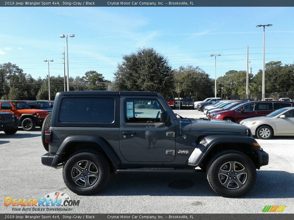 2019 Jeep Wrangler Sport 4x4 Sting-Gray / Black Photo #6