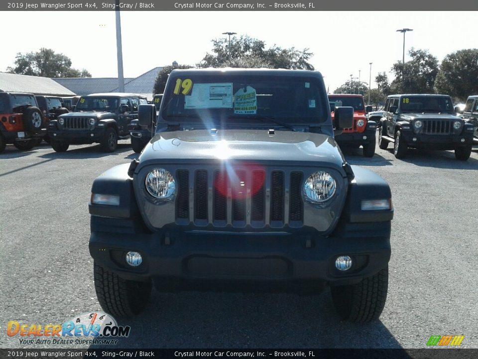 2019 Jeep Wrangler Sport 4x4 Sting-Gray / Black Photo #8