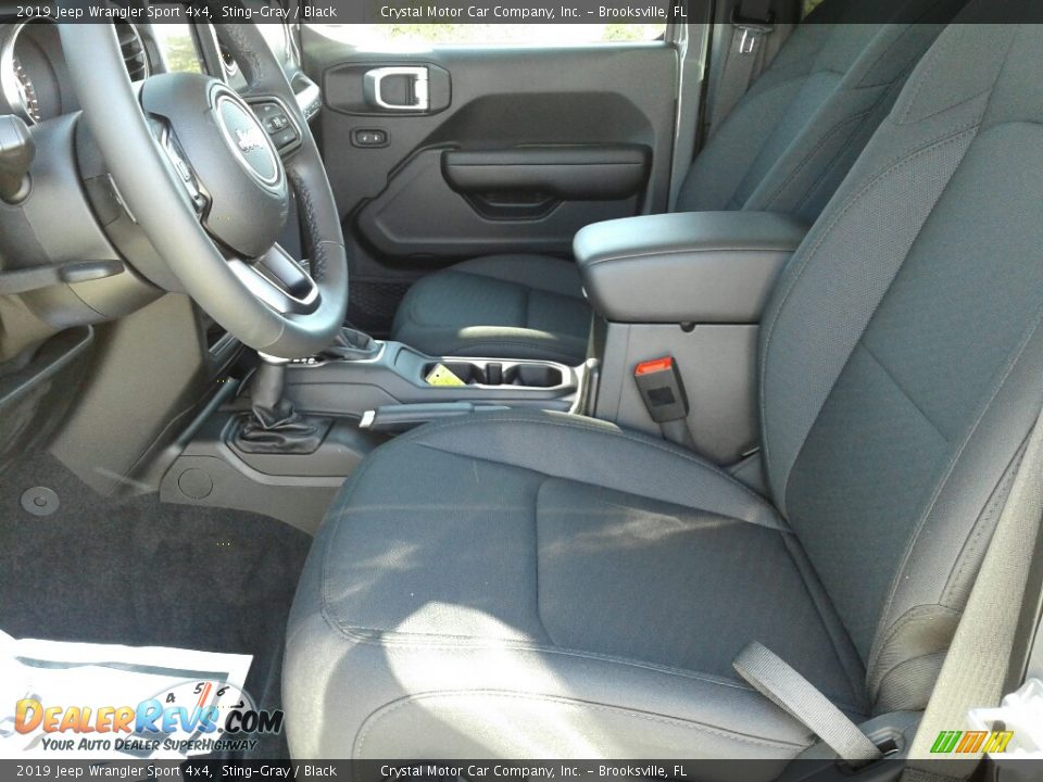 2019 Jeep Wrangler Sport 4x4 Sting-Gray / Black Photo #9