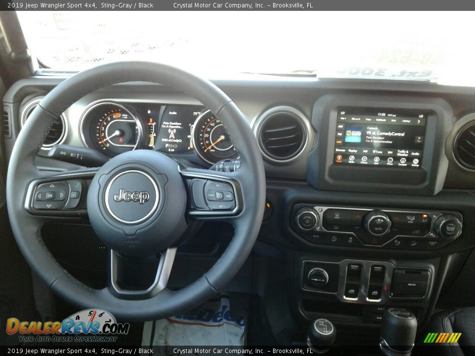 2019 Jeep Wrangler Sport 4x4 Sting-Gray / Black Photo #13