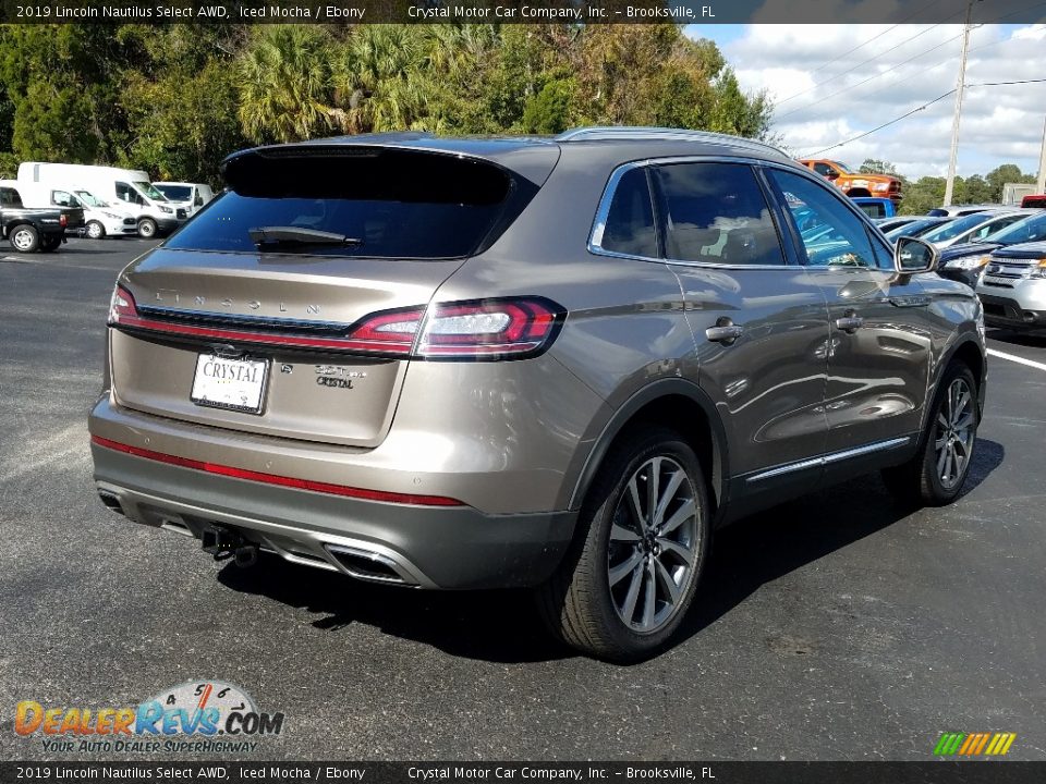 2019 Lincoln Nautilus Select AWD Iced Mocha / Ebony Photo #5