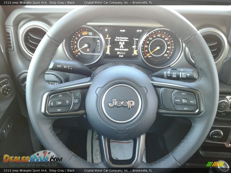2019 Jeep Wrangler Sport 4x4 Sting-Gray / Black Photo #14