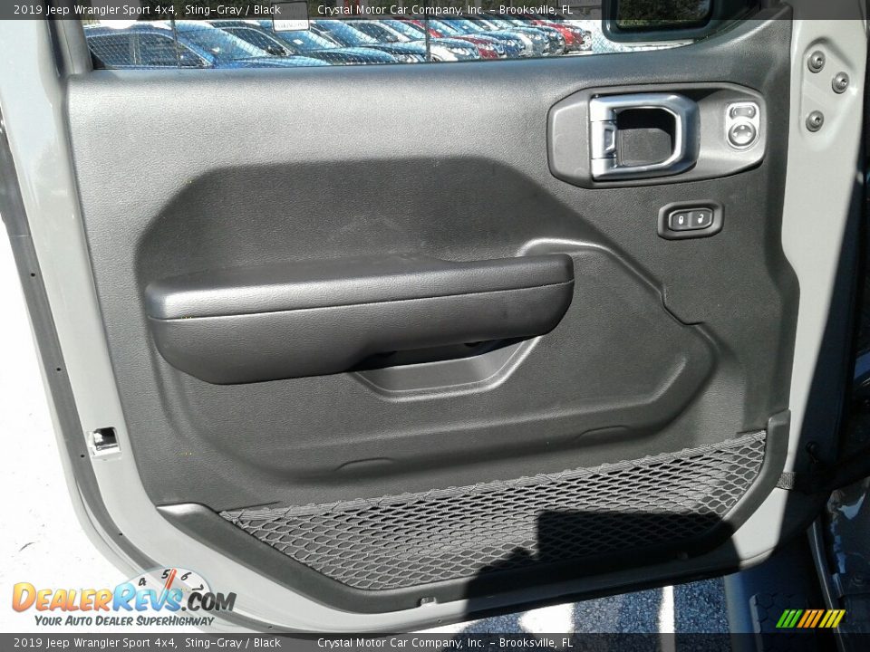 2019 Jeep Wrangler Sport 4x4 Sting-Gray / Black Photo #17